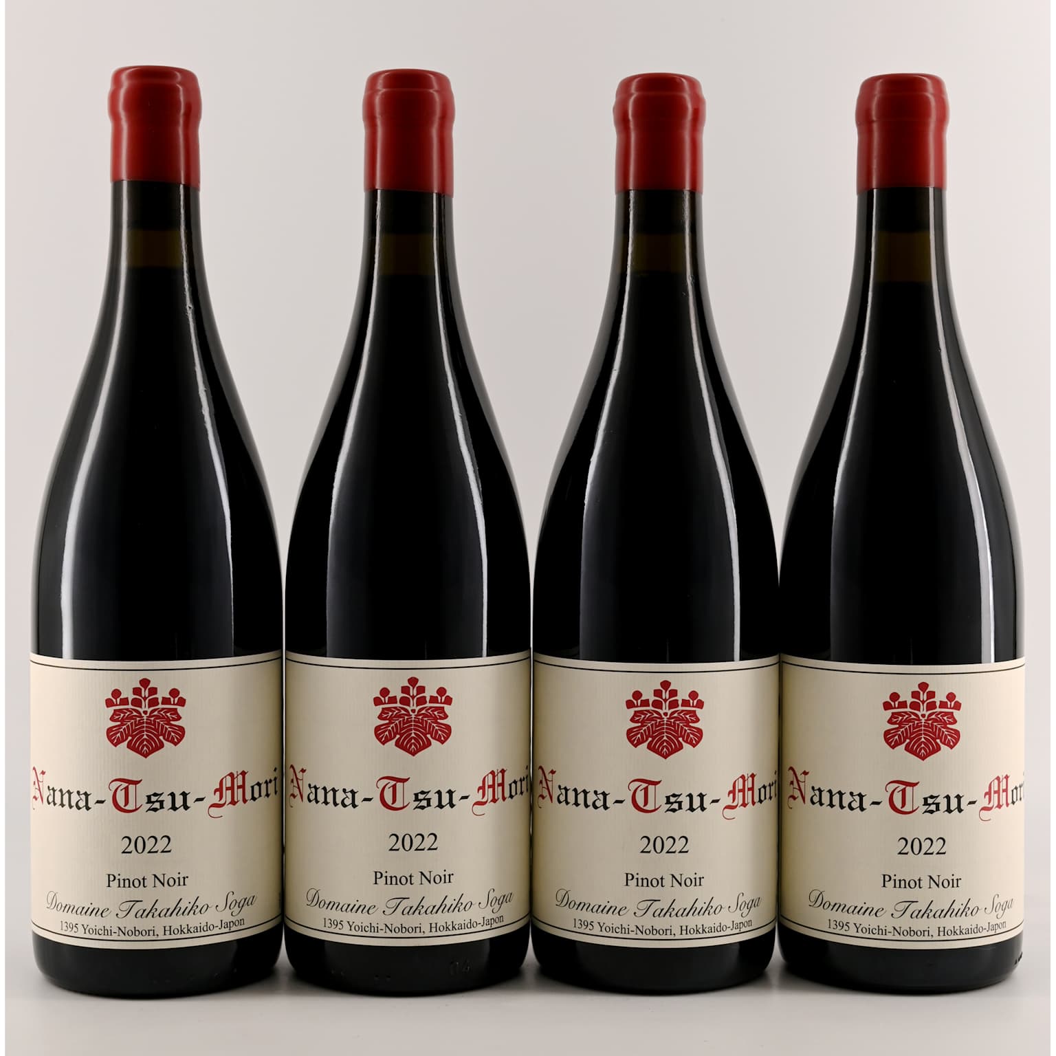 Domaine Takahiko Pinot Noir wine bottles Yoichi Hokkaido